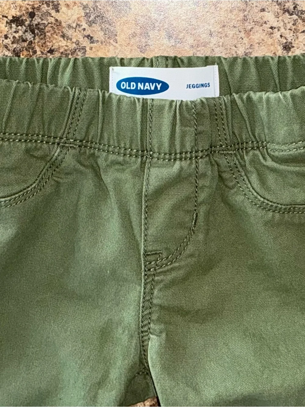 Old Navy 18-24M Olive Army Green Khaki Toddler Pants Classic Preppy Fall Moto